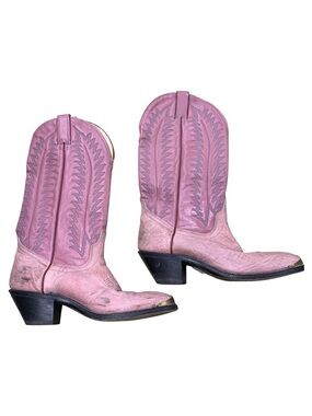 Wrangler Classic Women's Pink Western Cowboy Boots S8